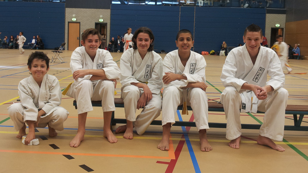 Het team op 27 oktober 2012